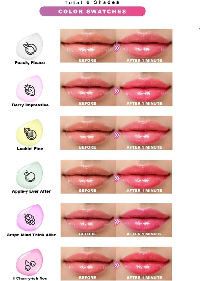 J. كاتس ملمع شفاه J.Cats Lipspect Lip Switch متغير اللون، لون Cherry-ish You، 3 مل - Image 4